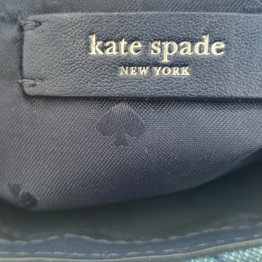 Kate spade Denim shoulder handbag - Picture 8 of 9